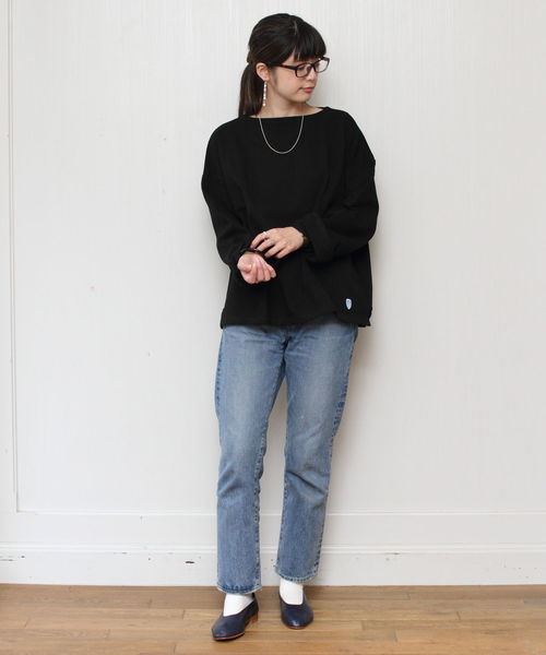 ORCIVAL(オーシバル)の「ORCIVAL / オーシバル コットンロード ドロップワイドシャツ ソリッド #RC9186(Tシャツ/カットソー・レディース・チャコールグレー/ブラック/ネイビー/ブラウン/ベージュ・1)」の20枚目の写真