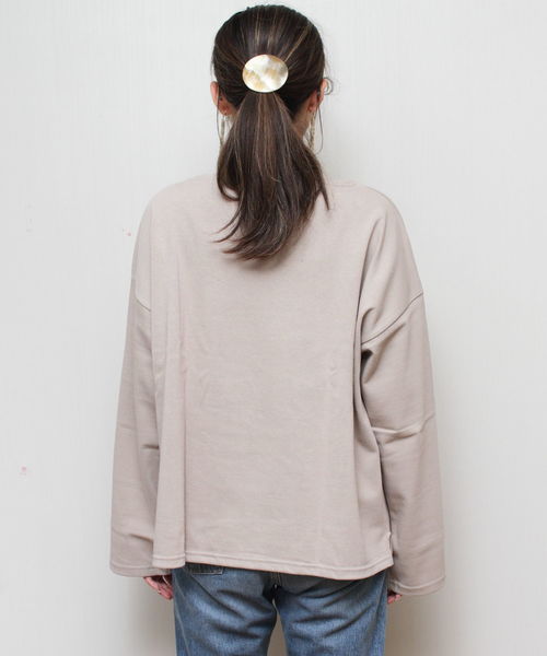 ORCIVAL(オーシバル)の「ORCIVAL / オーシバル コットンロード ドロップワイドシャツ ソリッド #RC9186(Tシャツ/カットソー・レディース・チャコールグレー/ブラック/ネイビー/ブラウン/ベージュ・1)」の18枚目の写真