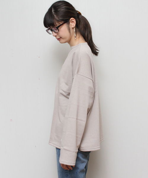 ORCIVAL(オーシバル)の「ORCIVAL / オーシバル コットンロード ドロップワイドシャツ ソリッド #RC9186(Tシャツ/カットソー・レディース・チャコールグレー/ブラック/ネイビー/ブラウン/ベージュ・1)」の17枚目の写真