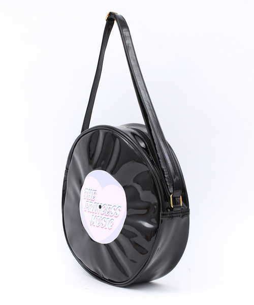 WEGO（ウィゴー）の「WEGO/レコード型ショルダーバッグ（ショルダーバッグ・レディース・ブラック/ホワイト・FREE）」の3枚目の写真