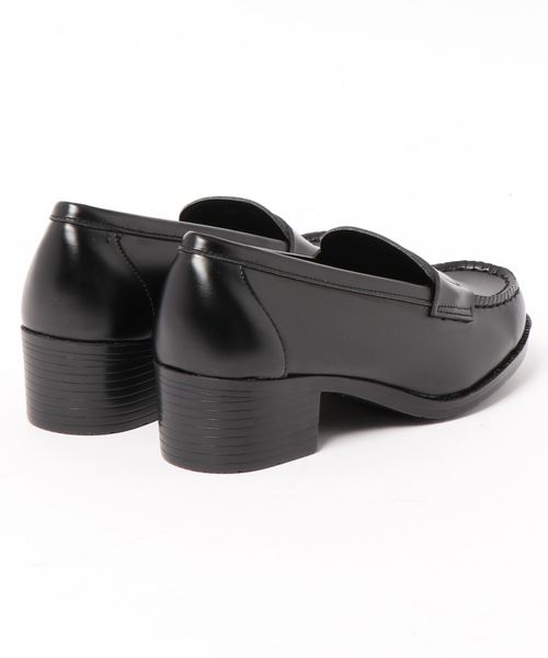 CEDAR CREST（セダークレスト ）の「【CEDAR CREST】学生靴 洗えるローファー ヒールアップタイプ【22.5cm～25.5cm】（ローファー・レディース・ブラック/ダークブラウン・22.5cm/23.5cm/24.5cm/25.5cm/23.0cm/24.0cm/25.0cm）」の3枚目の写真
