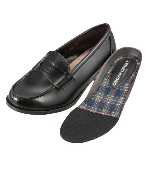 CEDAR CREST（セダークレスト ）の「【CEDAR CREST】学生靴 洗えるローファー ヒールアップタイプ【22.5cm～25.5cm】（ローファー・レディース・ブラック/ダークブラウン・22.5cm/23.5cm/24.5cm/25.5cm/23.0cm/24.0cm/25.0cm）」の14枚目の写真