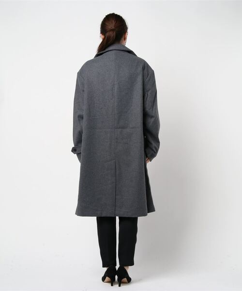 セール】【Sa】【it】メルトンウールBIGチェスターコート（チェスター