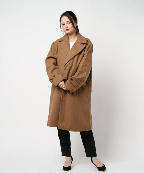 セール】【Sa】【it】メルトンウールBIGチェスターコート（チェスター