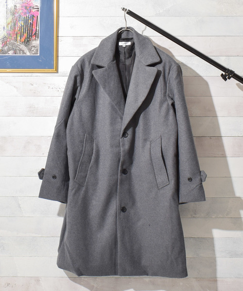 セール】【Sa】【it】メルトンウールBIGチェスターコート（チェスター