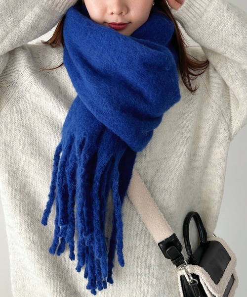 セール】ボリュームフリンジマフラー（マフラー）｜CLEA（クレア）の