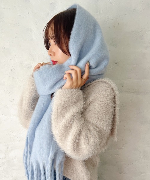 セール】ボリュームフリンジマフラー（マフラー）｜CLEA（クレア）の