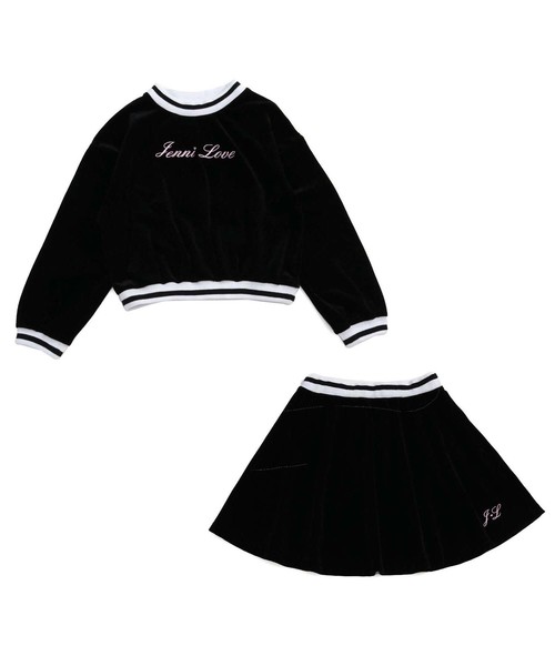 heart logo velvet sweat | the Virgins