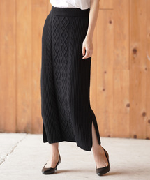 rps | ケーブル編みニットスカート(スカート)