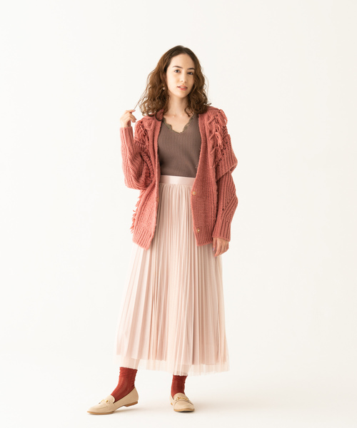 LAYMEE（レイミー）の「Unomee Pleated Skirt / ウノミープリーテッド 