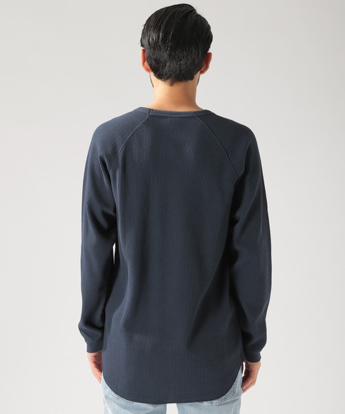 BAYFLOW(ベイフロー)の「Day To Day ワッフルL/S Tシャツ(Tシャツ/カットソー・メンズ・ホワイト/ブラック/ネイビー・SMALL/MEDIUM/LARGE)」の9枚目の写真