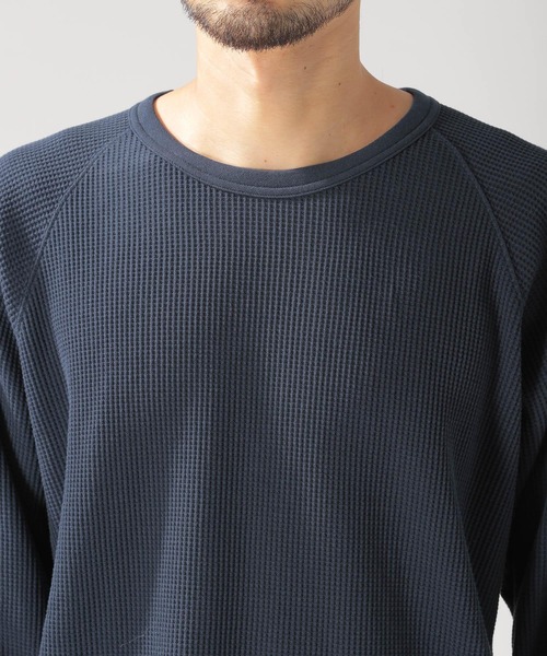 BAYFLOW(ベイフロー)の「Day To Day ワッフルL/S Tシャツ(Tシャツ/カットソー・メンズ・ホワイト/ブラック/ネイビー・SMALL/MEDIUM/LARGE)」の10枚目の写真