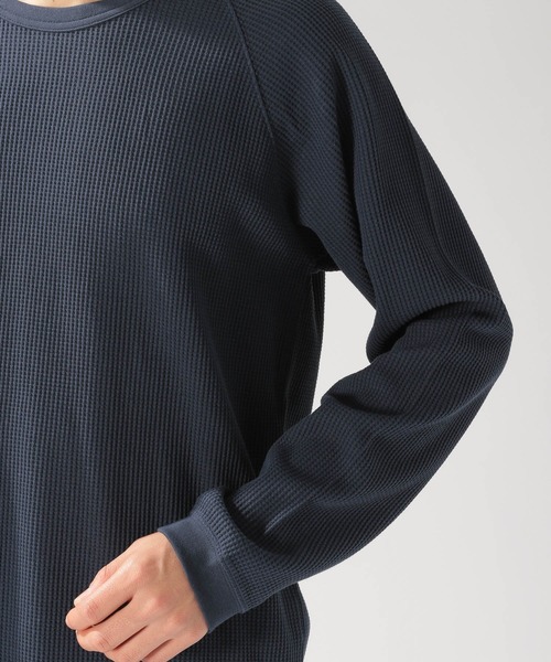 BAYFLOW(ベイフロー)の「Day To Day ワッフルL/S Tシャツ(Tシャツ/カットソー・メンズ・ホワイト/ブラック/ネイビー・SMALL/MEDIUM/LARGE)」の11枚目の写真