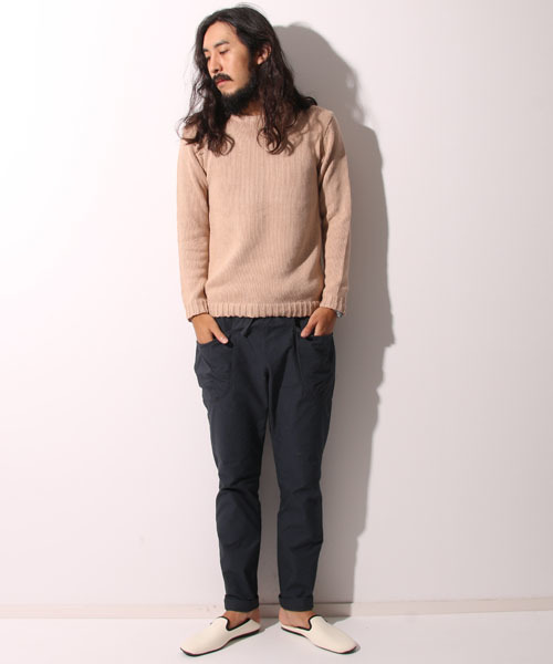 AMERICAN RAG CIE（アメリカンラグシー）の「【オンライン限定セール対象品】AMERICAN RAG CIE ソフトタッチローゲージコットンニット 109-TMK-M142-KN001（ニット/セーター・メンズ・ベージュ/ネイビー/ブラウン・2/1）」の12枚目の写真