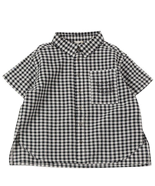 DILASH(ディラッシュ)の「ギンガムチェックシャツ(シャツ/ブラウス・キッズ・ブラック/ブルー/ブルー系その他・110/140/100/120/90/80/150/130)」の4枚目の写真