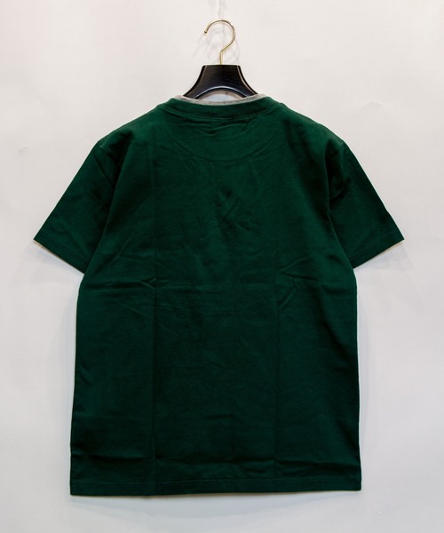 Champion(チャンピオン)の「Champion/チャンピオン ロゴTシャツ C3-R307(Tシャツ/カットソー・メンズ・グリーン/ホワイト/パープル/ブラック・L/XL)」の7枚目の写真