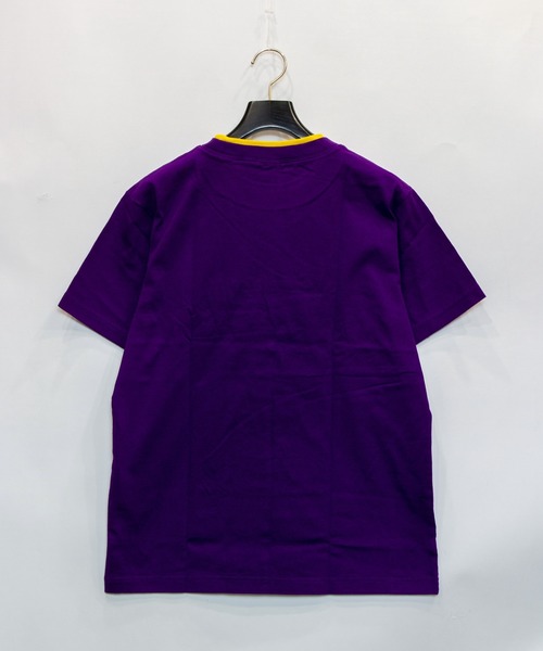 Champion(チャンピオン)の「Champion/チャンピオン ロゴTシャツ C3-R307(Tシャツ/カットソー・メンズ・グリーン/ホワイト/パープル/ブラック・L/XL)」の8枚目の写真