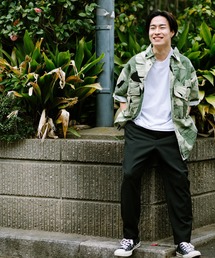 ADAM ET ROPE' | 2WAYストレッチ イージーアンクルテーパードパンツ〈WEB・一部店舗限定〉(スラックス)