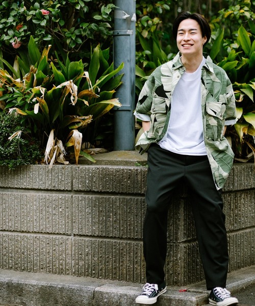 ADAM ET ROPE'（アダムエロペ）の「2WAYストレッチ イージーアンクルテーパードパンツ（スラックス・メンズ・ネイビー/グレー/ブラック・L/M）」の2枚目の写真