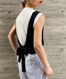 PAGEBOY | バックリボンビスチェ(ニット/セーター)