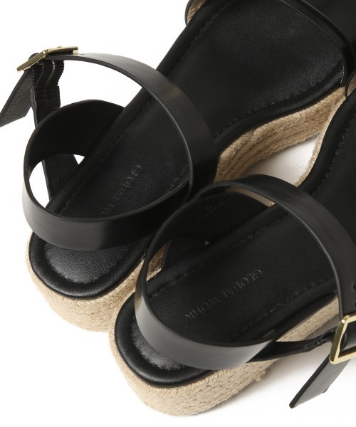 GLOBAL WORK（グローバルワーク）の「片手で履けるジュートサンダル/885336（サンダル・レディース・アイボリー/ブラック/ベージュ/ブラック系その他・SMALL/LARGE/MEDIUM）」の9枚目の写真