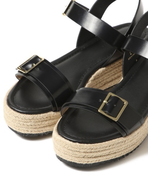 GLOBAL WORK（グローバルワーク）の「片手で履けるジュートサンダル/885336（サンダル・レディース・アイボリー/ブラック/ベージュ/ブラック系その他・SMALL/LARGE/MEDIUM）」の10枚目の写真