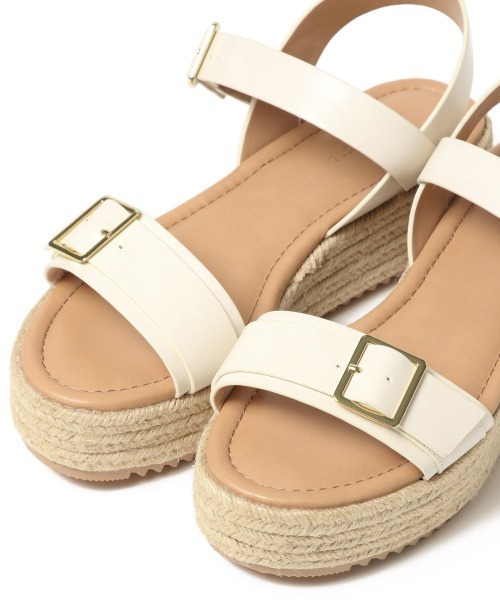 GLOBAL WORK（グローバルワーク）の「片手で履けるジュートサンダル/885336（サンダル・レディース・アイボリー/ブラック/ベージュ/ブラック系その他・SMALL/LARGE/MEDIUM）」の16枚目の写真