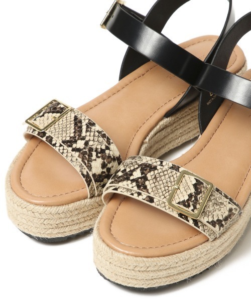 GLOBAL WORK（グローバルワーク）の「片手で履けるジュートサンダル/885336（サンダル・レディース・アイボリー/ブラック/ベージュ/ブラック系その他・SMALL/LARGE/MEDIUM）」の17枚目の写真