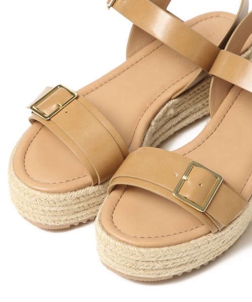 GLOBAL WORK（グローバルワーク）の「片手で履けるジュートサンダル/885336（サンダル・レディース・アイボリー/ブラック/ベージュ/ブラック系その他・SMALL/LARGE/MEDIUM）」の18枚目の写真
