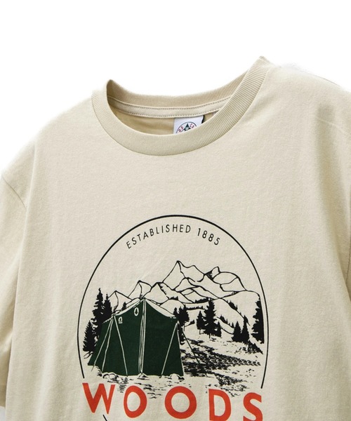 Woods(ウッズ)の「WOODS/ウッズ キャンププリントTEE(Tシャツ/カットソー・メンズ・イエロー/ベージュ・MEDIUM/LARGE/X-LARGE)」の9枚目の写真