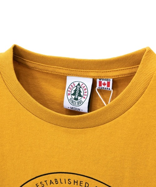 Woods(ウッズ)の「WOODS/ウッズ キャンププリントTEE(Tシャツ/カットソー・メンズ・イエロー/ベージュ・MEDIUM/LARGE/X-LARGE)」の5枚目の写真