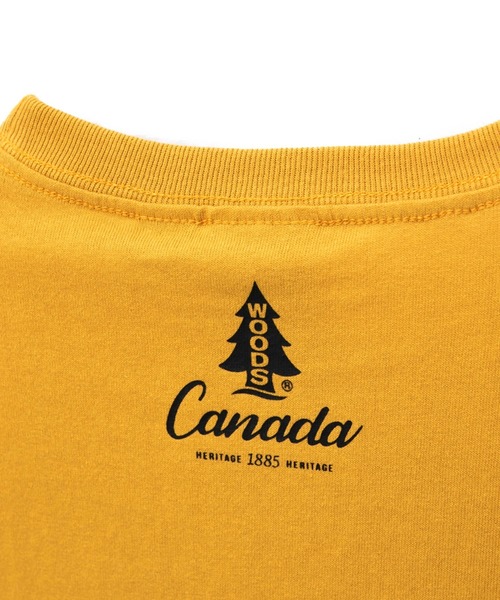 Woods(ウッズ)の「WOODS/ウッズ キャンププリントTEE(Tシャツ/カットソー・メンズ・イエロー/ベージュ・MEDIUM/LARGE/X-LARGE)」の8枚目の写真