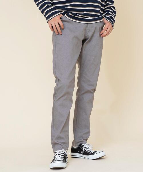 coen(コーエン)の「イージースリム(coen EASY SLIM)(2020FW)(グレー⇒WEB限定カラー)#(その他パンツ・メンズ・ブラック/ダークグリーン/ダークブラウン/ダークグレー/ベージュ/ネイビー/グレー・X-LARGE/LARGE/SMALL/MEDIUM)」の3枚目の写真