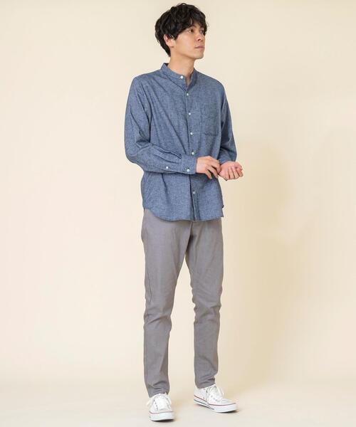 coen(コーエン)の「イージースリム(coen EASY SLIM)(2020FW)(グレー⇒WEB限定カラー)#(その他パンツ・メンズ・ブラック/ダークグリーン/ダークブラウン/ダークグレー/ベージュ/ネイビー/グレー・X-LARGE/LARGE/SMALL/MEDIUM)」の15枚目の写真