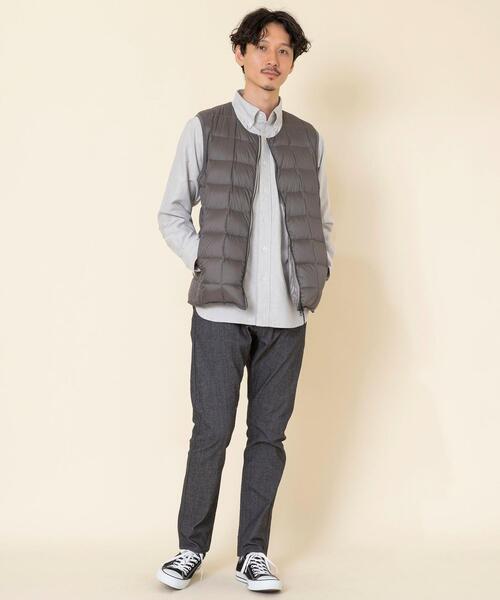 coen(コーエン)の「イージースリム(coen EASY SLIM)(2020FW)(グレー⇒WEB限定カラー)#(その他パンツ・メンズ・ブラック/ダークグリーン/ダークブラウン/ダークグレー/ベージュ/ネイビー/グレー・X-LARGE/LARGE/SMALL/MEDIUM)」の11枚目の写真