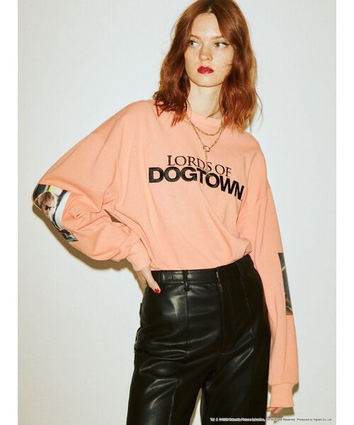 jouetie（ジュエティ）の「LORDS OF DOGTOWN ロンT　別注（Tシャツ/カットソー・レディース・ブラック/ネイビー/オフホワイト/オレンジ・MEDIUM）」の4枚目の写真