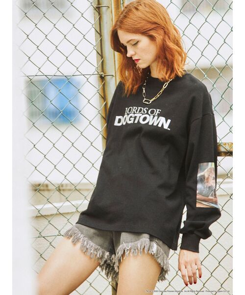 jouetie（ジュエティ）の「LORDS OF DOGTOWN ロンT　別注（Tシャツ/カットソー・レディース・ブラック/ネイビー/オフホワイト/オレンジ・MEDIUM）」の9枚目の写真