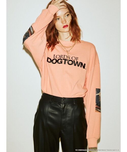 jouetie（ジュエティ）の「LORDS OF DOGTOWN ロンT　別注（Tシャツ/カットソー・レディース・ブラック/ネイビー/オフホワイト/オレンジ・MEDIUM）」の11枚目の写真