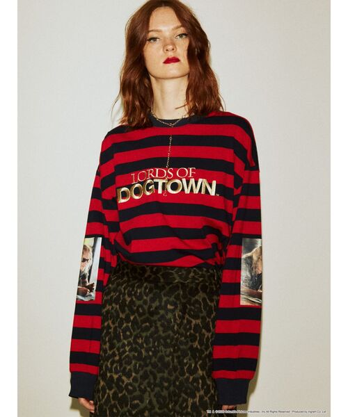 jouetie（ジュエティ）の「LORDS OF DOGTOWN ロンT　別注（Tシャツ/カットソー・レディース・ブラック/ネイビー/オフホワイト/オレンジ・MEDIUM）」の15枚目の写真