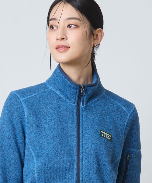 L.L.Bean（エルエルビーン）の「エル・エル・ビーン・セーター・フリース・フルジップ・ジャケット 米国フィット・プチ（その他アウター・レディース・ホワイト/パープル/グレー/レッドパープル/ピンク/ブルー/ブラウン/ブルーグリーン/ダークオレンジ/ダークブルー/ピンク系/グリーン・SMALL/MEDIUM/LARGE/X-SMALL）」の22枚目の写真
