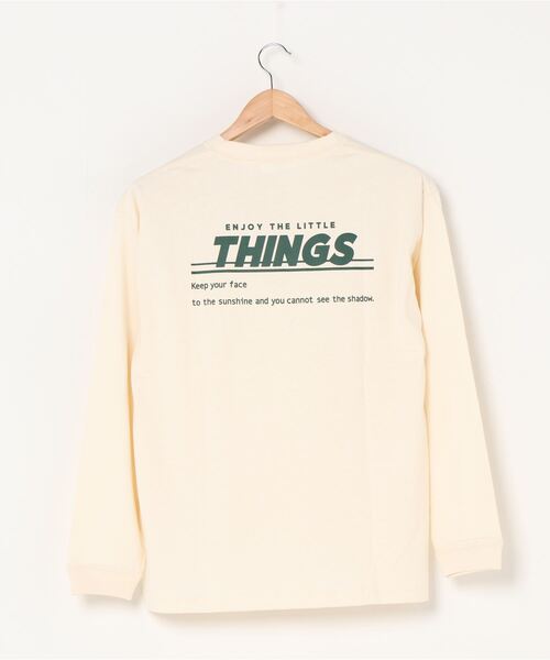 WEGO（ウィゴー）の「WEGO/THINGSバックロゴロンＴ（Tシャツ/カットソー・レディース・ブラック/アイボリー・SMALL/MEDIUM/LARGE）」の16枚目の写真