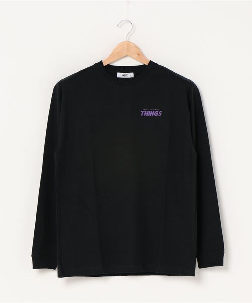 WEGO（ウィゴー）の「WEGO/THINGSバックロゴロンＴ（Tシャツ/カットソー・レディース・ブラック/アイボリー・SMALL/MEDIUM/LARGE）」の17枚目の写真