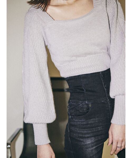 EMODA(エモダ)の「【EMODA×ゆきりぬ】バックコルセットハイウエストパギンス(デニムパンツ・レディース・ブラック/インディゴブルー・X-SMALL/SMALL/MEDIUM)」の8枚目の写真