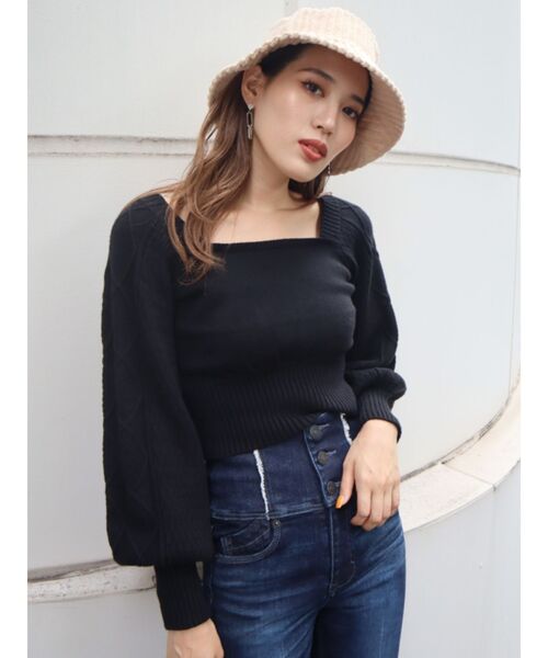 EMODA(エモダ)の「【EMODA×ゆきりぬ】バックコルセットハイウエストパギンス(デニムパンツ・レディース・ブラック/インディゴブルー・X-SMALL/SMALL/MEDIUM)」の14枚目の写真