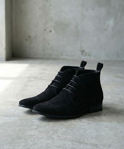 LASSU&FRISS（ラスアンドフリス）の「LASSU&FRISS プレーントゥレースアップブーツ（ブーツ・メンズ・ブラウン系その他/ブラック/ブラウン/ブラック系その他・43/42/41/44/40）」の3枚目の写真