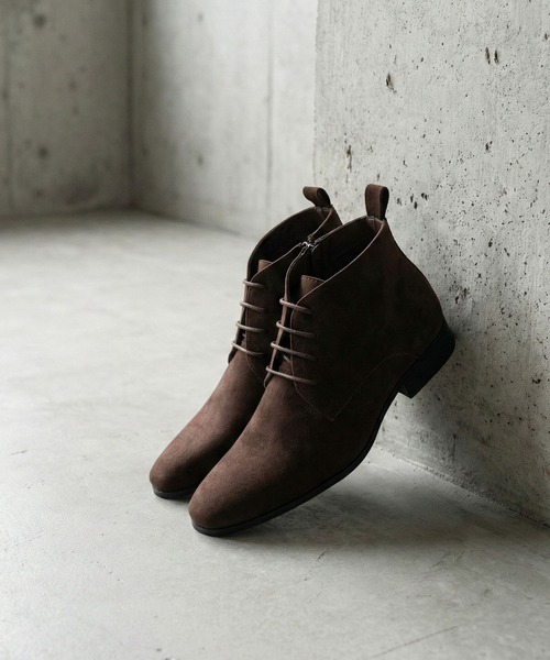 LASSU&FRISS（ラスアンドフリス）の「LASSU&FRISS プレーントゥレースアップブーツ（ブーツ・メンズ・ブラウン系その他/ブラック/ブラウン/ブラック系その他・43/42/41/44/40）」の4枚目の写真