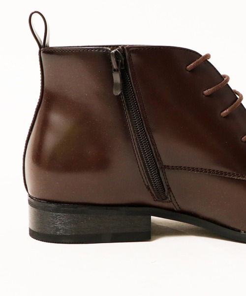 LASSU&FRISS（ラスアンドフリス）の「LASSU&FRISS プレーントゥレースアップブーツ（ブーツ・メンズ・ブラウン系その他/ブラック/ブラウン/ブラック系その他・43/42/41/44/40）」の5枚目の写真