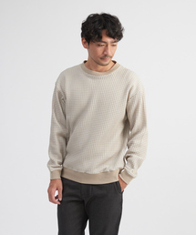 MYSELF ABAHOUSE | 【MYSELF ABAHOUSE】バーズアイ ワッフル ワイドシルエット スウェット(スウェット)