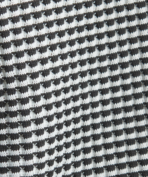 MYSELF ABAHOUSE（マイセルフアバハウス）の「【MYSELF ABAHOUSE】バーズアイ ワッフル ワイドシルエット スウェット（スウェット・メンズ・ブラック/ベージュ/グレー・46/48）」の10枚目の写真