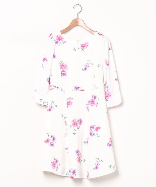 ブランド古着 花柄7分袖ワンピース ワンピース Misch Masch ミッシュマッシュ のファッション通販 Zozoused